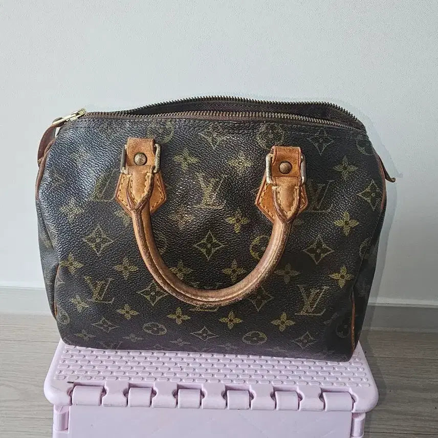 [BUNJANG] Louis Vuitton Speedy 25 Monogram Tote Bag / 루이비통 스피디 25 모노그램 토드백