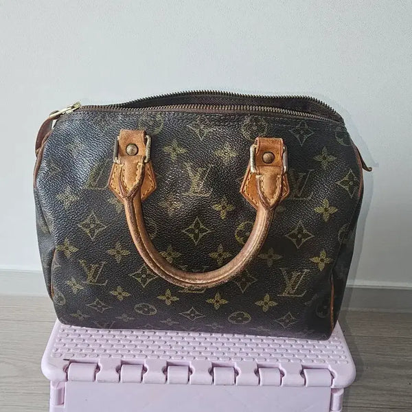 [BUNJANG] Louis Vuitton Speedy 25 Monogram Tote Bag / 루이비통 스피디 25 모노그램 토드백