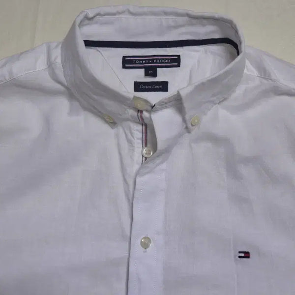 [BUNJANG] Tommy Hilfiger Pigment-Dyed Linen Shirt (M) / 타미힐피거 피그먼트 다잉 린넨 셔츠 M