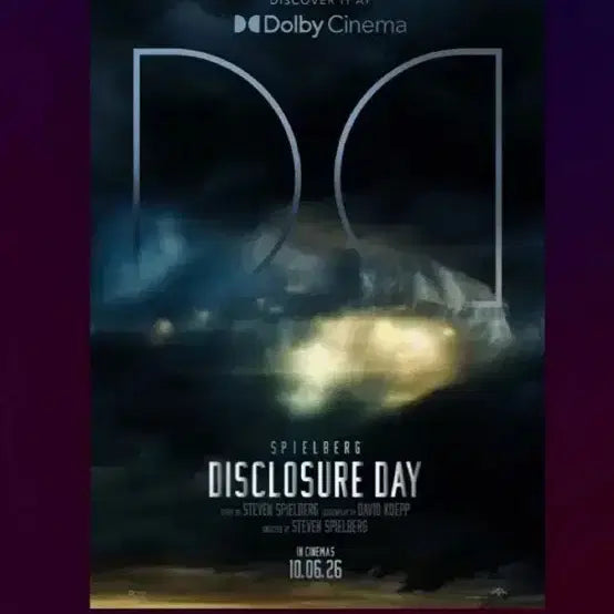 [BUNJANG] Disclosure Day Megabox Original Ticket & Dolby Poster Set / 디스클로저데이 메가박스 오리지널 티켓 및 돌비포스터