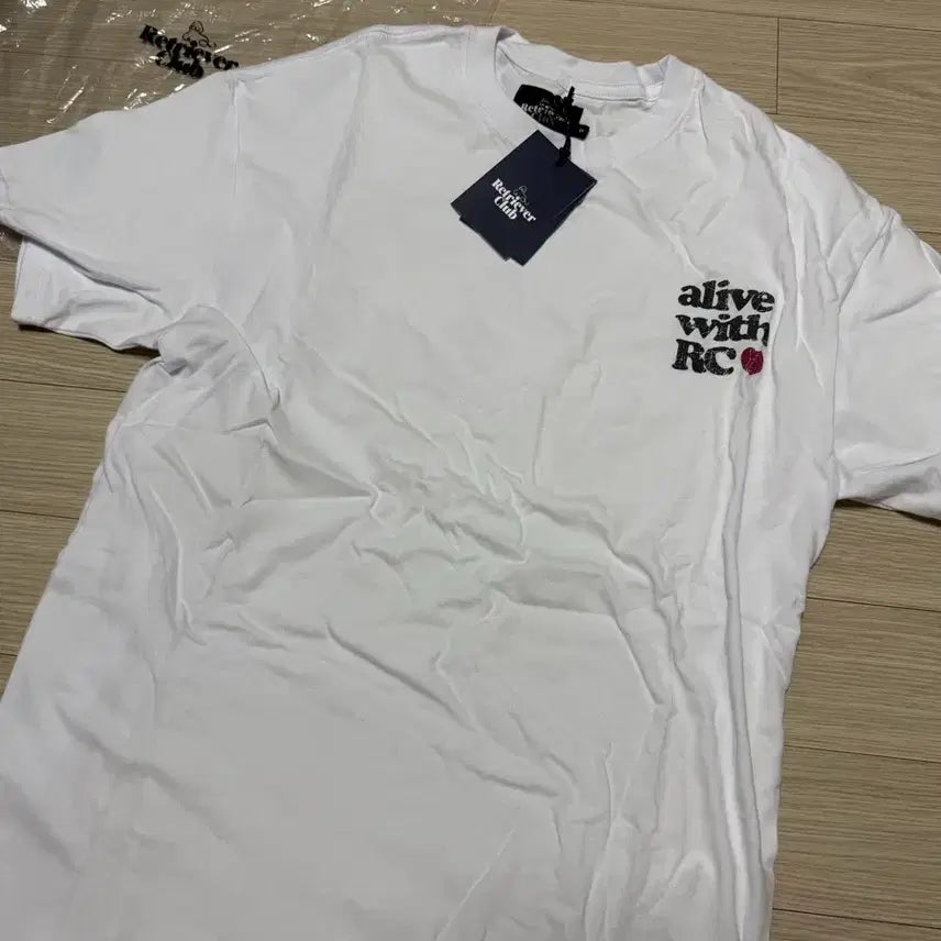 [BUNJANG] Retriever Club ALIVE TEE White / 리트리버클럽 ALIVE TEE [WHITE] /S