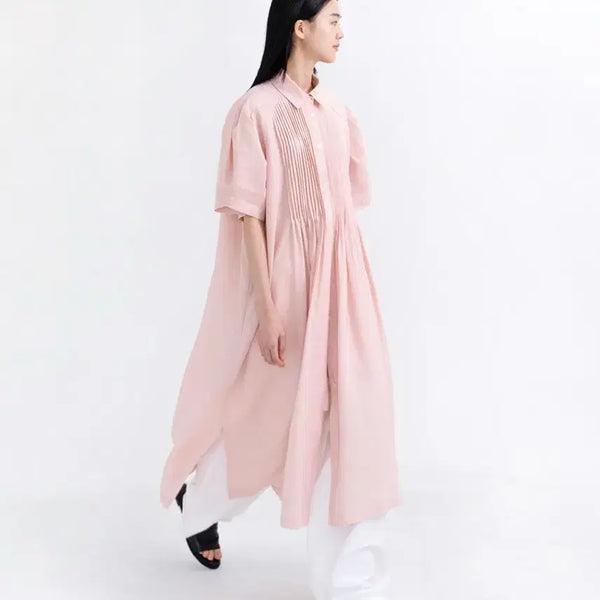 [BUNJANG] Eunoia Mone Pintuck Dress (Light Pink) / 유노이아 Mone Pintuck Dress (light pink)