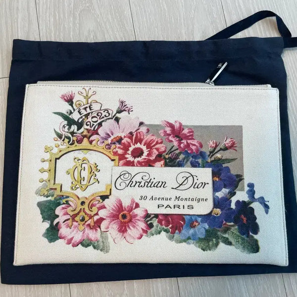 [BUNJANG] Dior Floral Mini Pouch/Clutch / 디올 플로럴 미니 파우치/클러치