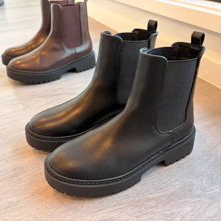 [BUNJANG] Black & Brown Chelsea Boots Set / 첼시 부츠 판매