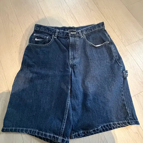 [BUNJANG] Nike Supreme Indigo Denim Pants / 나이키 슈프림 인디고 대님