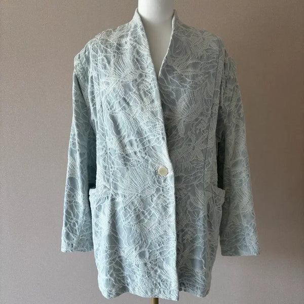 [BUNJANG] IRO Denim Jacquard Oversized Jacket Size 34 / [정품] IRO 데님 자카드 오버핏 자켓 34사이즈