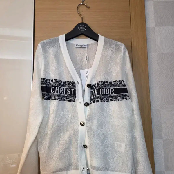 [BUNJANG] DIOR Style Summer Cardigan - White / 여름가디건 디* 스타일 새제품