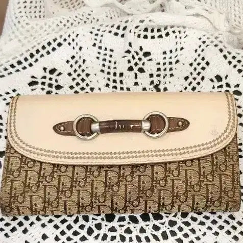 [BUNJANG] Dior Canvas Long Wallet / 디올 캔버스 장지갑