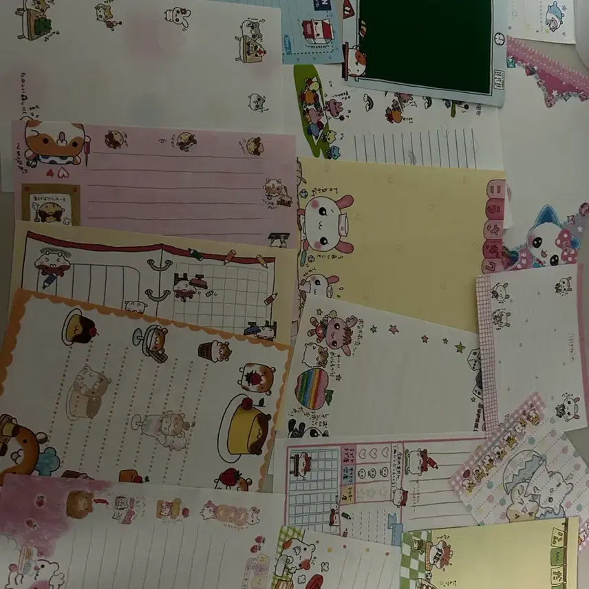 [BUNJANG] Heisei Stationery Memo Pad Assortment (80 Sheets) / 헤이세이 문구 메모지 소분 80장