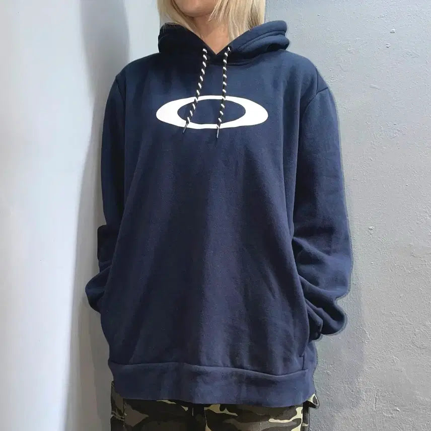 [BUNJANG] Oakley Black Hoodie XL / 오클리 블랙 후드티