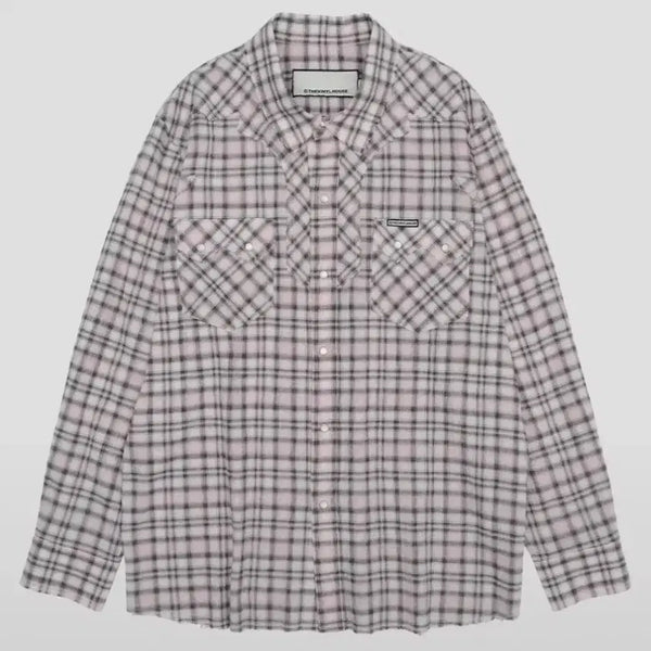 [BUNJANG] The Vinyl House Western Check Shirt / 더바이닐하우스 WESTERN CHECK SHIRTS (웨스턴 체크 셔츠)