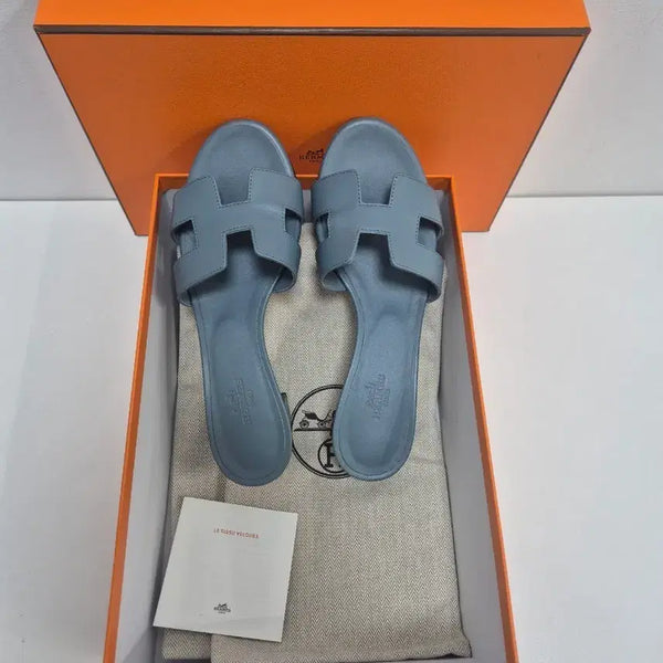 [BUNJANG] Hermes Oasis Blue Sandals Size 37 / 에르메스 오아시스 블루샌들 37