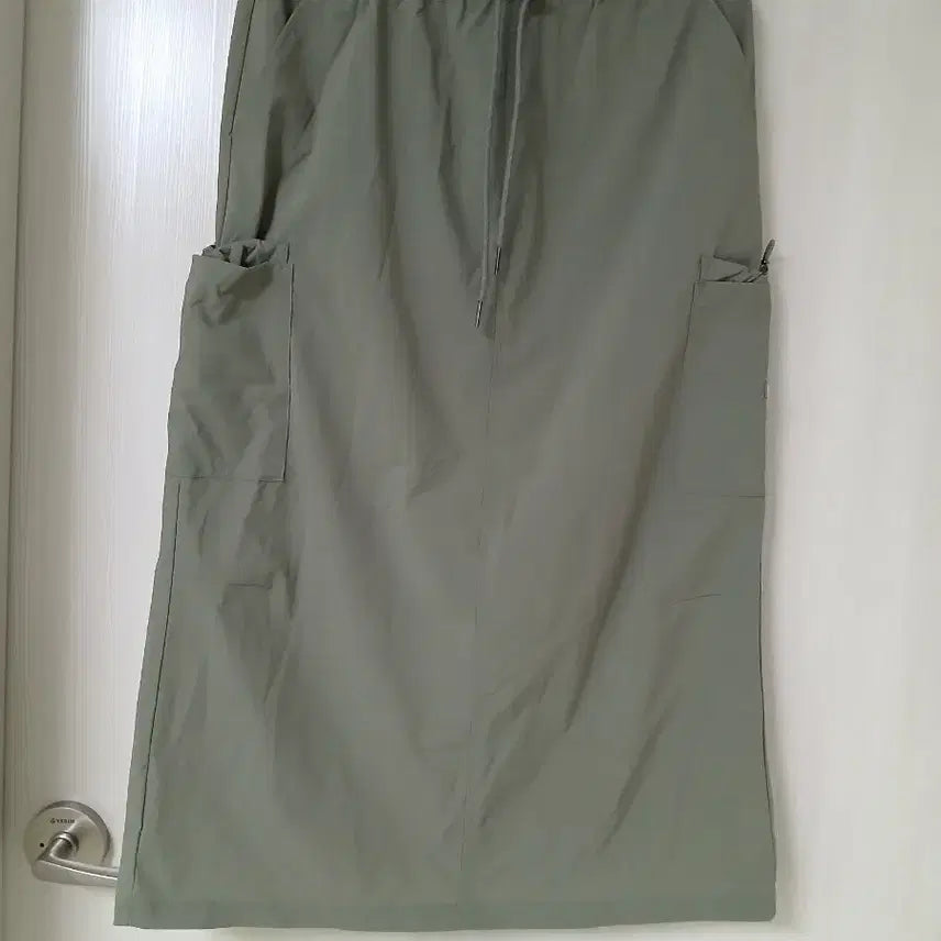 [BUNJANG] Nepa Khaki Long Skirt / 네파 카키색 롱 스커트