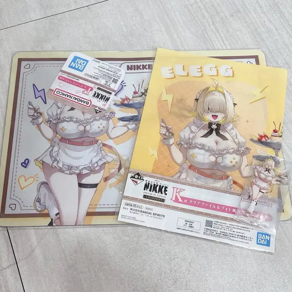 [BUNJANG] Goddess of Victory: NIKKE Chapter 7 Illeg F/K/G Set Table Mat + Acrylic + L Holder Bundle Set / 니케 챕터7 일레그 테이블매트+아크릴+L홀더 일괄