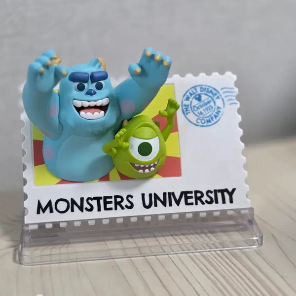 [BUNJANG] Disney 100th Anniversary Monsters University Mike & Sulley Retro Stamp Magnet Mini Soda / 디즈니 100주년 몬스터대학교 마이크설리반 레트로 우표 마그넷 미니소