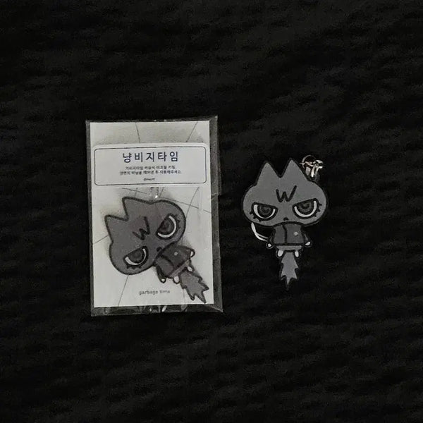 [BUNJANG] Garbage Time Nyan Garbage Time Jongsu Nyan Acrylic Keyring Bundle Set / 가비지타임 갑타 냥비지타임  종수냥이 아크릴 키링 일괄
