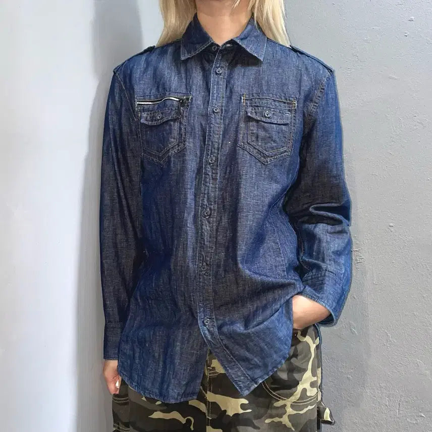 [BUNJANG] Diesel Denim Shirt / 디젤 데님 셔츠