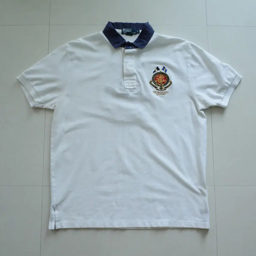 [BUNJANG] Polo Ralph Lauren 90s Rugby Polo T-Shirt L / 90s 폴로 랄프로렌 럭비 반팔 PK 셔츠 L