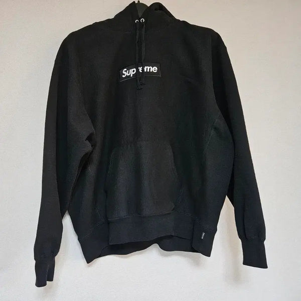 [BUNJANG] Supreme Box Logo Hoodie Black FW24 / 슈프림 박스로고 후드 티셔츠 블랙 24FW
