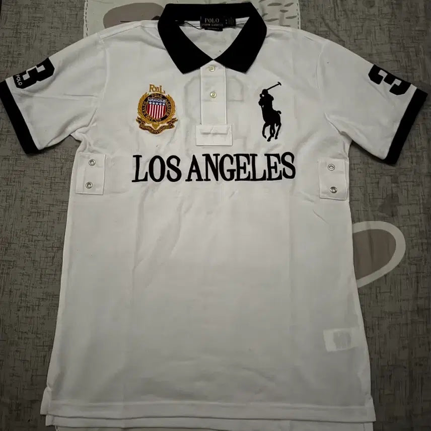 [BUNJANG] Polo Ralph Lauren Big Pony Los Angeles Polo T-Shirt (Size M) / 폴로 빅포니 로스엔젤레스 카라티 (m사이즈)