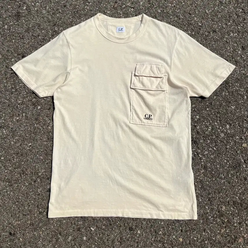 [BUNJANG] CP Company Double Flap Pocket T-Shirt / CP컴퍼니 더블 플랩 포켓 티셔츠