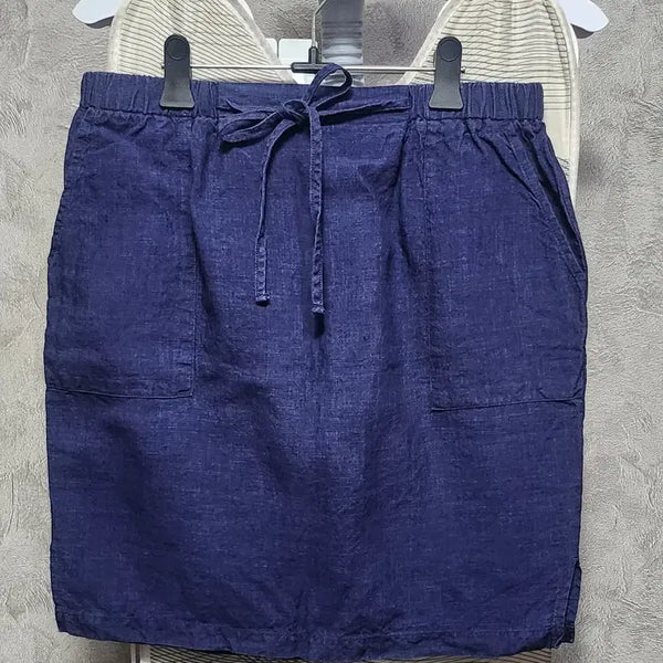 [BUNJANG] Sona Linen Midi Skirt / 소고린넨스커트
