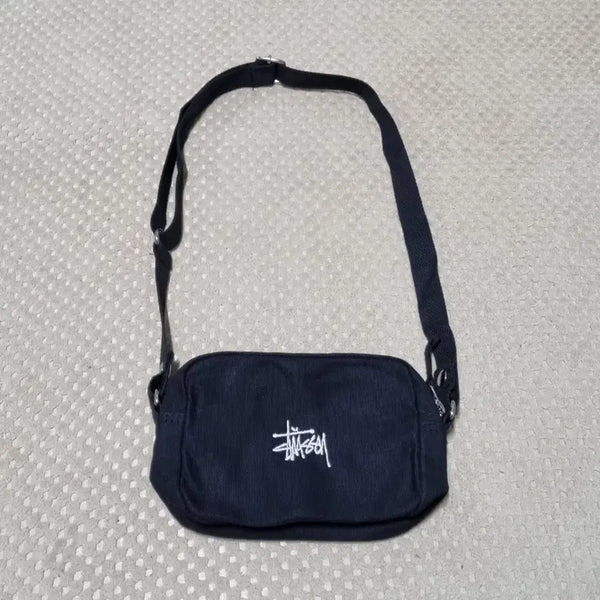 [BUNJANG] Stussy Crossbody Bag Black / 스투시 크로스백 블랙