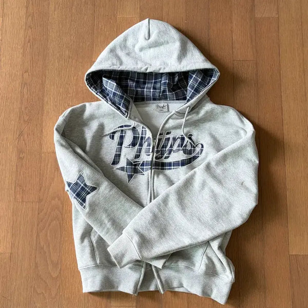 [BUNJANG] Gainsborough Star Logo Hooded Zip-Up (Size S) / 게인스보로 스타로고 후드집업