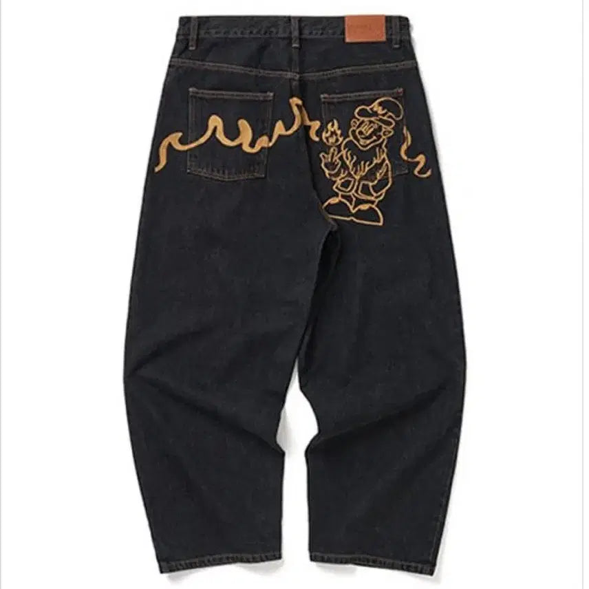 [BUNJANG] Wekandus DWARF DENIM PANTS Black M / 위캔더스 데님 팬츠 DWARF DENIM PANTS 블랙 m