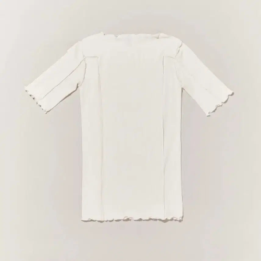 [BUNJANG] Baserange Omato 3/4 Sleeve Top Off White M Size / 베이스레인지 오마토 Baserange Omato 3/4 in Off Wh