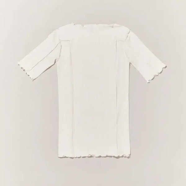 [BUNJANG] Baserange Omato 3/4 Sleeve Top Off White M Size / 베이스레인지 오마토 Baserange Omato 3/4 in Off Wh