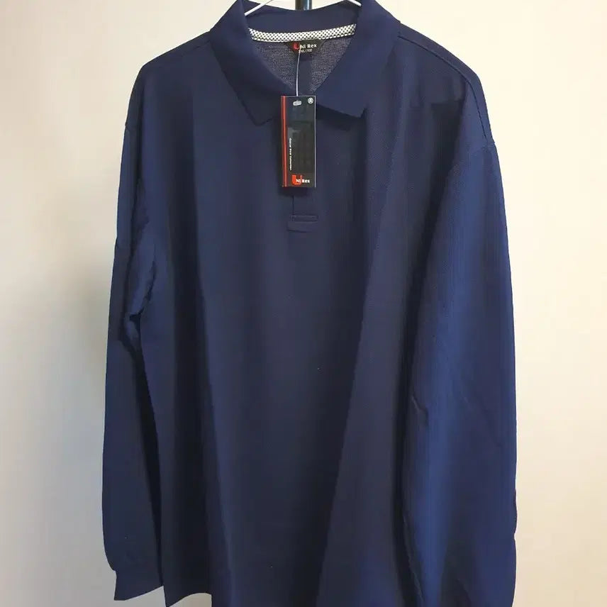 [BUNJANG] Unirex Men's Navy Long-Sleeve Polo Shirt 3XL / (새상품)네이비 남성 긴팔카라티 3XL 110