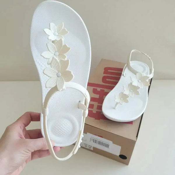 [BUNJANG] Fitflop Flower Flip-Flops / 핏플랍 플라워 쪼리 / 새제품