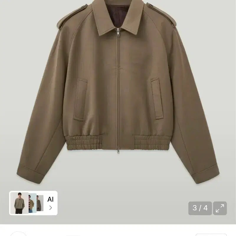 [BUNJANG] Elwood Baum Wool Blouson Jacket / 엘무드 바움 울 블루종 새상품