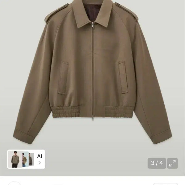 [BUNJANG] Elwood Baum Wool Blouson Jacket / 엘무드 바움 울 블루종 새상품