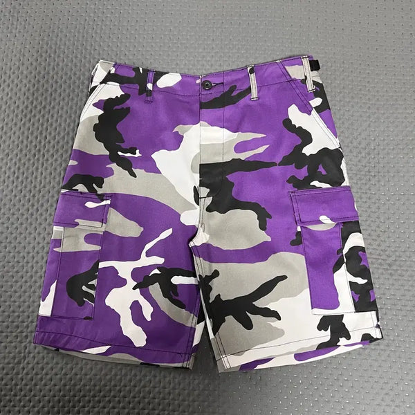 [BUNJANG] Rothco Military Camo Cargo Shorts (Purple) / 로스코 밀리터리 카모 반바지 27-31