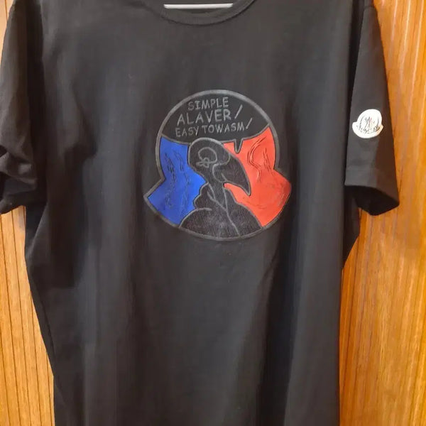 [BUNJANG] Moncler Short Sleeve T-Shirt Black / 몽클레어 반팔 티셔츠 블랙
