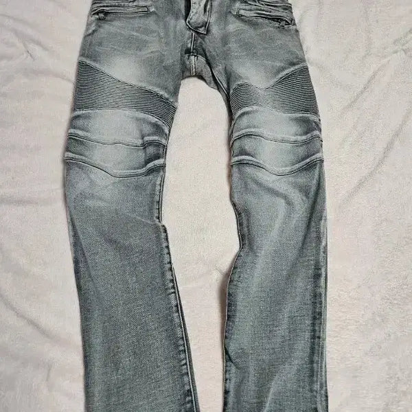 [BUNJANG] Balmain Biker Jeans 32 Grey Authentic / 발망 바이커진 32 정품