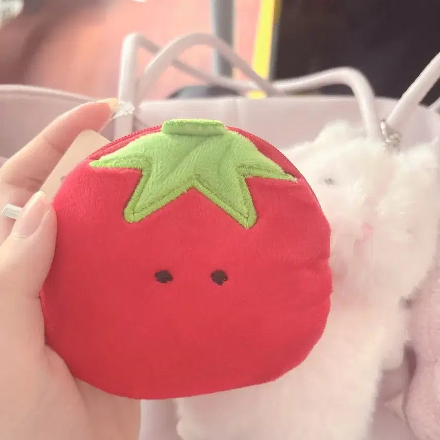 [BUNJANG] Daiso Tomato Coin Pouch / 희귀/신상/품절)다이소 토마토 동전지갑 파우치 토마토지갑 푹신말랑