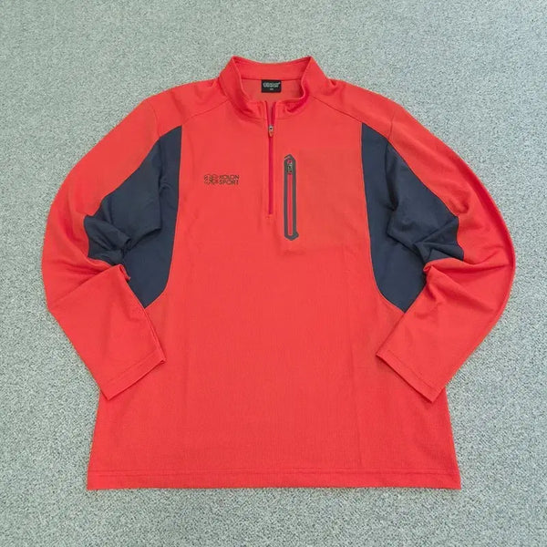 [BUNJANG] Kolon Long Sleeve Half-Zip T-Shirt Size 100 / 100 코오롱 반집업 긴팔 티 | 0616C18