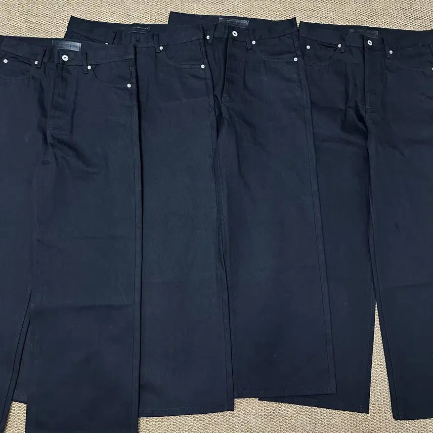 [BUNJANG] No Face Studio Raw Denim Japanese Bootcut Fit Black Jeans / 노페이스 스튜디오 로우 데님 재패니즈 부트컷 핏 블랙