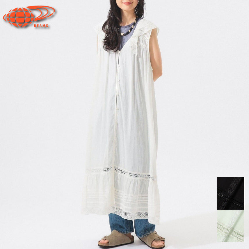 [BUNJANG] BEAMS BOY Vintage Lace Sleeveless Dress / 빔즈 보이 빈티지 레이스 민소매 원피스 3컬러