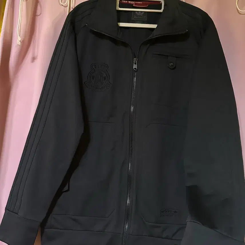 [BUNJANG] Adidas Muhammad Ali Black Track Top Full Zip Jacket / 아디다스져지 아디다스 무하마드 알리 트랙탑 아디다스올블랙 집업 대장 희귀