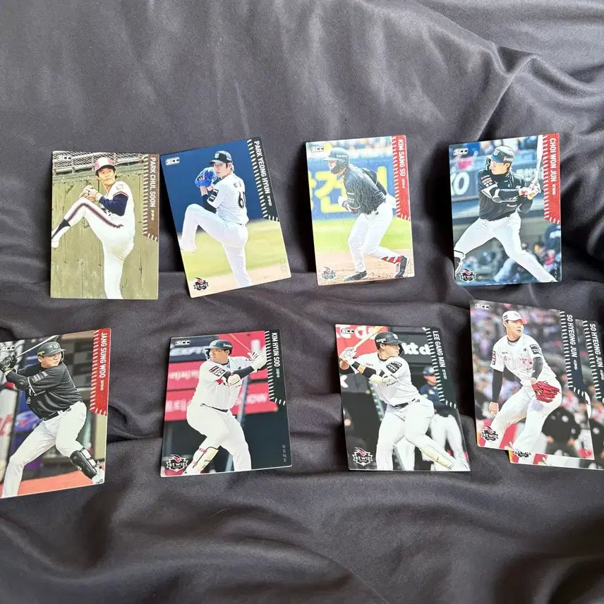 [BUNJANG] KBO KT Wiz Player Cards Bundle Set / Kbo kt 카드 일괄