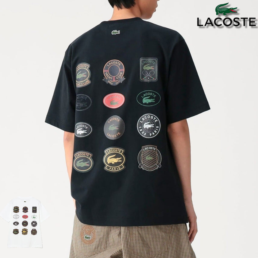 [BUNJANG] BEAMS x Lacoste Archive Badge T-Shirt / 빔즈 별주 라코스테 아카이브 배지 티셔츠