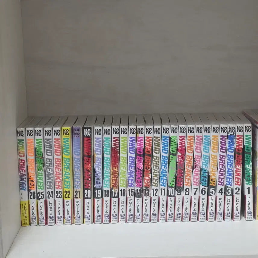 [BUNJANG] Wind Breaker Original Japanese Comic Book Set Volumes 1-26 + Official Character Book / 윈드브레이커 윈브레 만화책 원서 세트