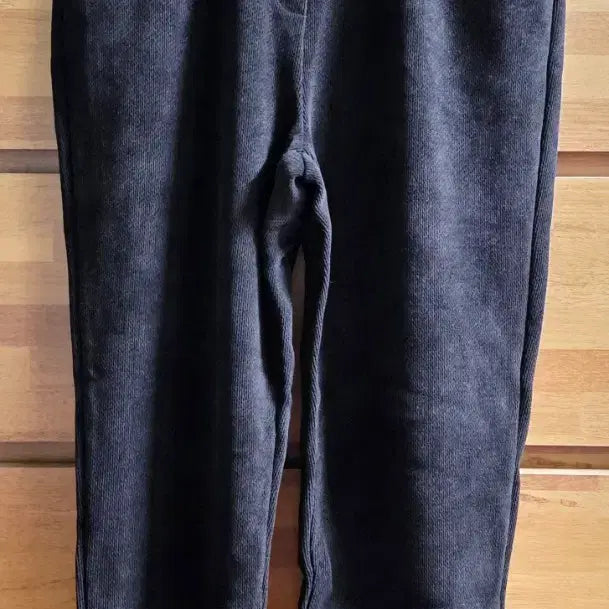 [BUNJANG] Corduroy Black Banding Pants (L) / (새상품) 코듀로이 검은색 밴딩 팬츠
