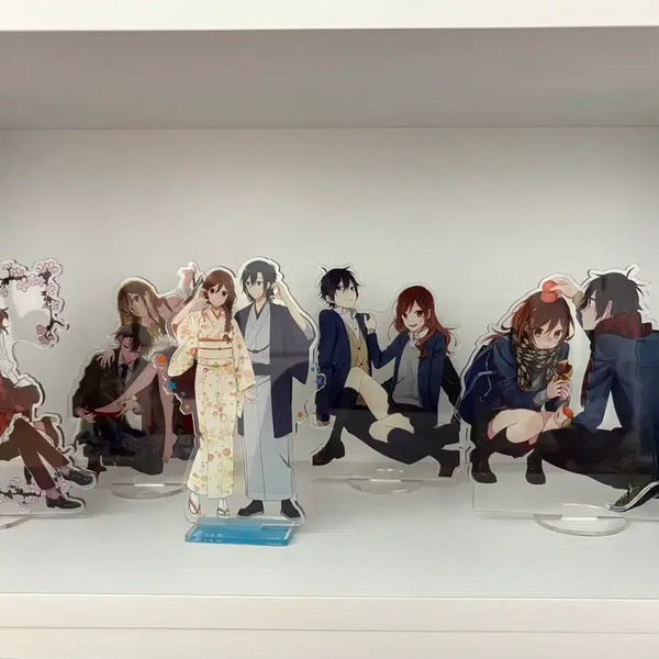 [BUNJANG] Horimiya Acrylic Stand Bundle Set / [일괄] 호리미야 아크릴 스탠드 비공식 비공굿