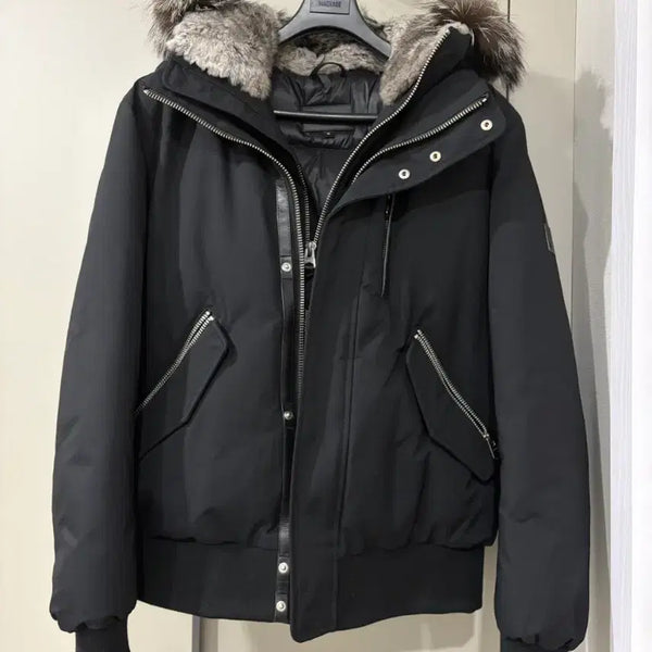 [BUNJANG] MACKAGE Dixon Silver Fox Fur Jacket / [판매]맥케이지 딕슨 실버퍼 40사이즈