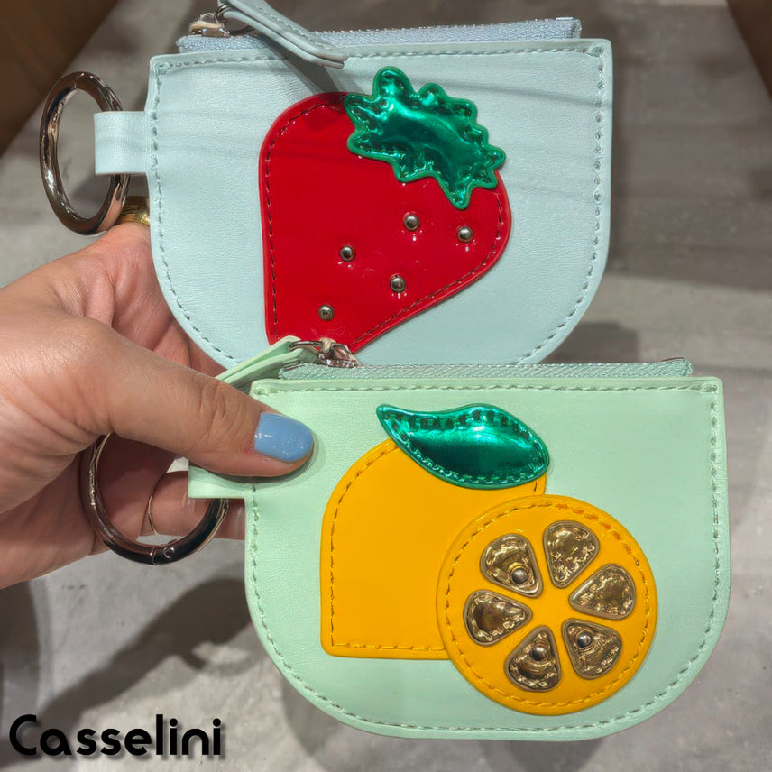 [BUNJANG] Casselini x Ray Beams Fruit Coin Purse (Lemon/Strawberry) / 레이 빔즈 별주 카세리니 과일 동전지갑